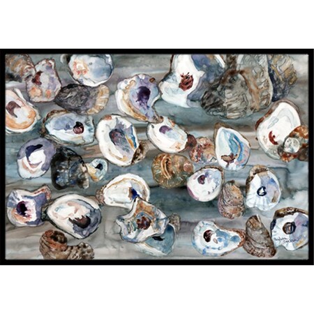 Carolines Treasures Bunch Of Oysters Indoor and Outdoor Mat- 18 x 27 in. 8957MAT